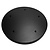 Socle en saillie pour suspension Ø350 mm 5L - noir