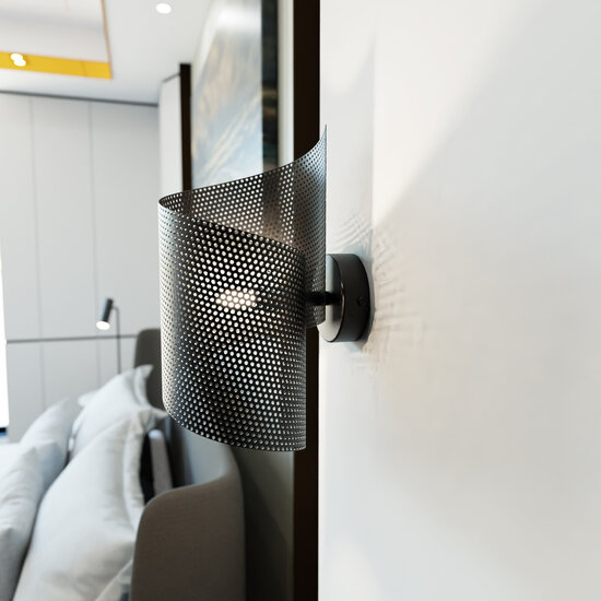 Aplique espiral Orca negro G9