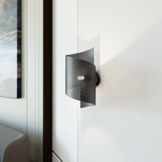 Aplique espiral Orca negro G9