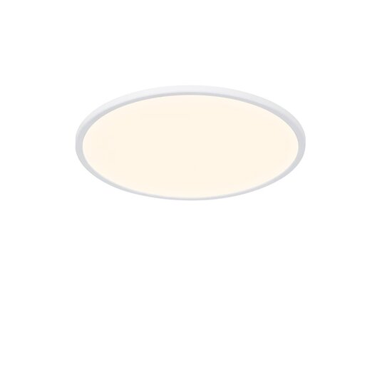 Ajaccio white ceiling lamp waterproof diameter 42 cm 3000K or 4000K 19W