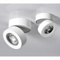Spot LED de superficie orientable blanco o negro 7, 10 o 12W