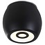 Ceiling lamp LED outdoor black round dimmable 5W 112mm high