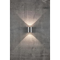 Cantina stainless steel outdoor wall lamp IP44 2x6W
