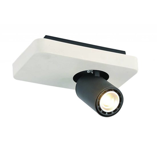 Fantasia Fantasia Nysit ceiling light black-white, adjustable GU10 LED spot 4.5W, dimmable, 2800K, 350 lumen