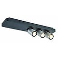 Fantasia Nysit plafonnier 3 spots orientables, 3x GU10 LED 4,5W dimmable, noir/blanc, 500 mm