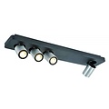 Ceiling lamp LED design black and white orientable GU10 4x4.5W 650mm wide