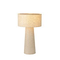 Lahti - Lámpara de mesa - Ø 30 cm - 1xE27 - Taupe