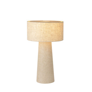 Lahti - Lampe à poser - Ø 30 cm - 1xE27 - Taupe
