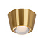 LUCIDE Lucide RIGON - Plafonnière - Ø 9 cm - LED - 1x7W 3000K - Mat Goud / Messing