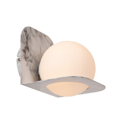 Pori - grijs Wandlamp Badkamer - 1xG9 - IP44