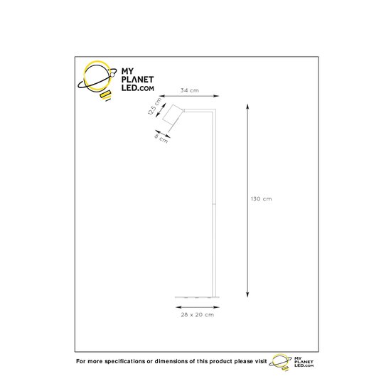 Oulu - Leselampe - 1xGU10 - Taupe