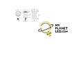 Outdoor inox ronde grondspot IP67 1 zijde licht GU10