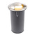Outdoor inox ronde grondspot IP67 1 zijde licht GU10