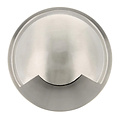 Outdoor inox ronde grondspot IP67 1 zijde licht GU10