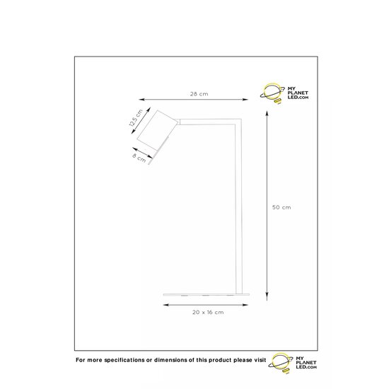 Oulu - Desk lamp - 1xGU10 - Taupe