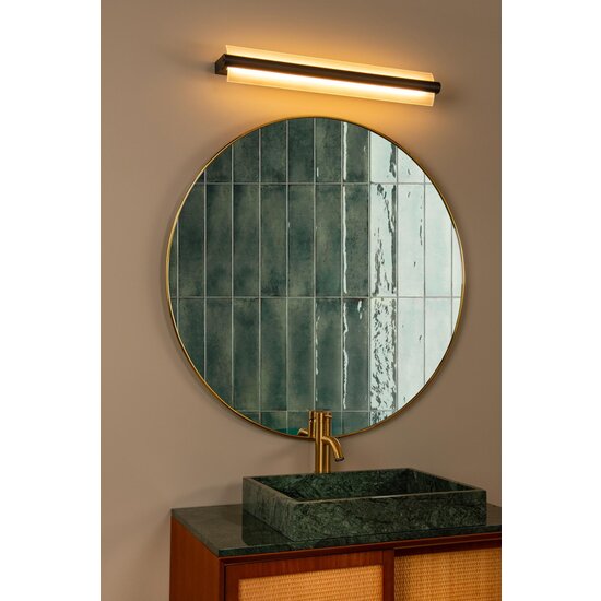 Lucide WANDA - Wandlamp Badkamer - LED - 1x19W 3000K - IP44 - mat