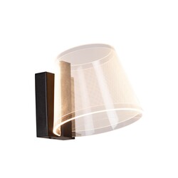 Lucide KORGIS - Wandlamp Badkamer - LED - 1x10W 3000K - IP44 - Transparant