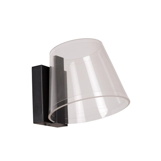 Lucide KORGIS - Wandlamp Badkamer - LED - 1x10W 3000K - IP44 - Transparant