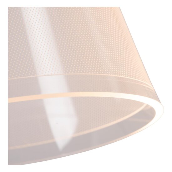 Lucide KORGIS - Wandleuchte Badezimmer - LED - 1x10W 3000K - IP44 - Transparent