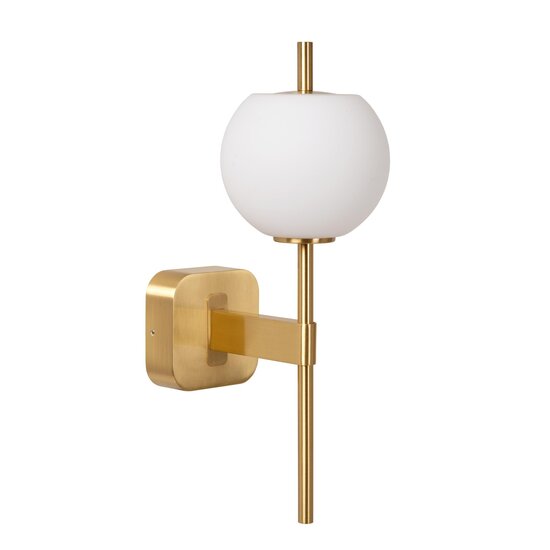 Lucide ELDA - Aplique de baño - 1xG9 - IP44 - Oro mate / Latón