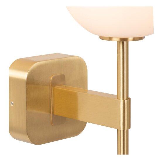 Lucide ELDA - Aplique de baño - 1xG9 - IP44 - Oro mate / Latón