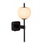 LUCIDE Lucide ELDA - Lámpara de Pared Baño - 1xG9 - IP44 - Negra