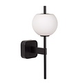 Lucide ELDA - Wall lamp Bathroom - 1xG9 - IP44 - Black