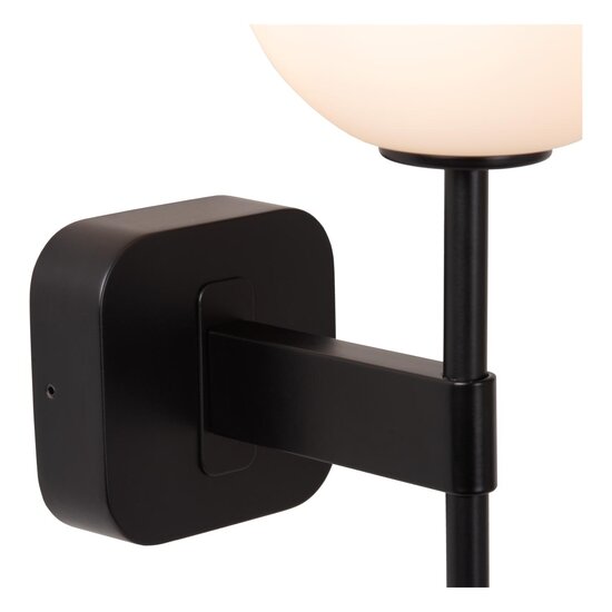 Lucide ELDA - Badezimmer-Wandleuchte - 1xG9 - IP44 - Schwarz