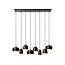 LUCIDE Lucide CHAYANNE - Hanglamp - 8xE14 - Zwart