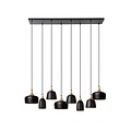 LUCIDE Lucide CHAYANNE - Lampe à suspension - 8xE14 - Noir