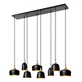 LUCIDE Lucide CHAYANNE - Pendant lamp - 8xE14 - Black