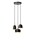 LUCIDE Lucide CHAYANNE - Lampe à suspension - 3xE14 - Noir