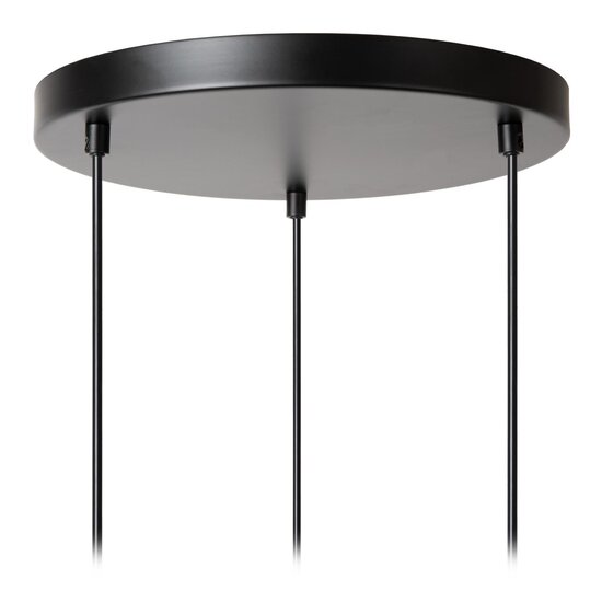 LUCIDE Lucide CHAYANNE - Hanglamp - Ø 30 cm - 3xE14 - Zwart