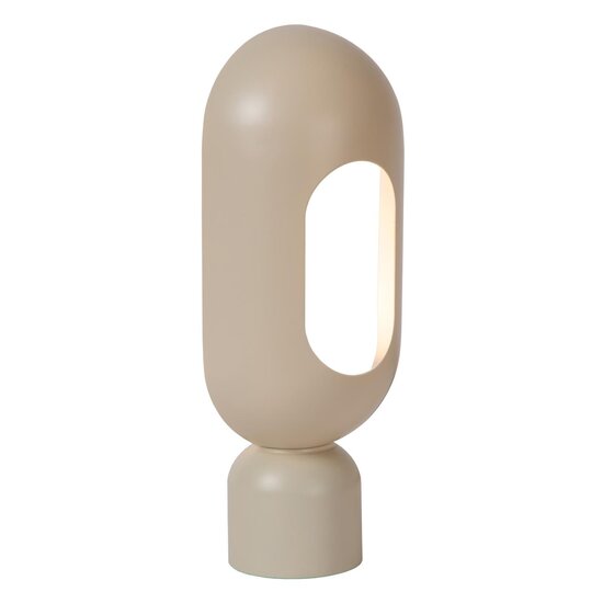 Lucide BARRIS - Tischleuchte - 1xE27 - Taupe