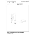 Lucide BARRIS - Table lamp - 1xE27 - Taupe