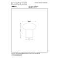 Lucide BIRTLE - Table lamp - 1xE14 - Opal