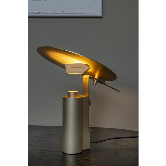 Lucide FITS - Lámpara de mesa - LED - 1x7W 3000K - Oro Mate / Latón