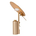 Lucide FITS - Tischleuchte - LED - 1x7W 3000K - Mattgold / Messing