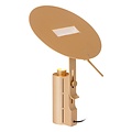 Lucide FITS - Tischleuchte - LED - 1x7W 3000K - Mattgold / Messing