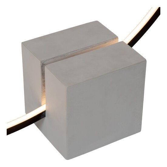 LUCIDE Lucide CIRKELIS - Tafellamp - Ø 83 cm - LED Dimb. - 1x24W 3000K - Zwart