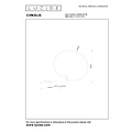 Lucide CIRKELIS - Tischleuchte - LED Dim. - 1x24W 3000K - Schwarz