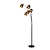 Lucide RANKOS - Floor lamp - 5xE14 - Black