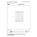 LUCIDE Lucide PINGI - Lampe sur Pied Rechargeable Intérieure/Extérieure - Idéale pour Tout Espace Extérieur