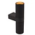 LUCIDE Lucide CLUBS - Wandspot / Wandlamp - 2xGU10 (MR16) - Zwart