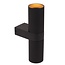 Lucide CLUBS - Wandspot / Wandlamp - 2xGU10 - Zwart