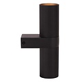 Lucide CLUBS - Wandspot / Wandlamp - 2xGU10 - Zwart