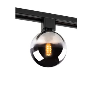 Lucide TRACK TYCHO- Railspot - 1-fase Railsysteem / Railverlichting - 1xG9 - Smoke (Uitbreiding)