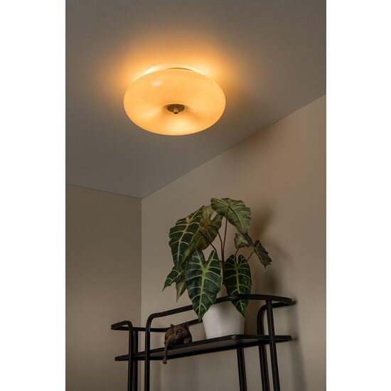 Lucide SENTINO - Plafonnier - Ø 30 cm - 3xG9 - Taupe