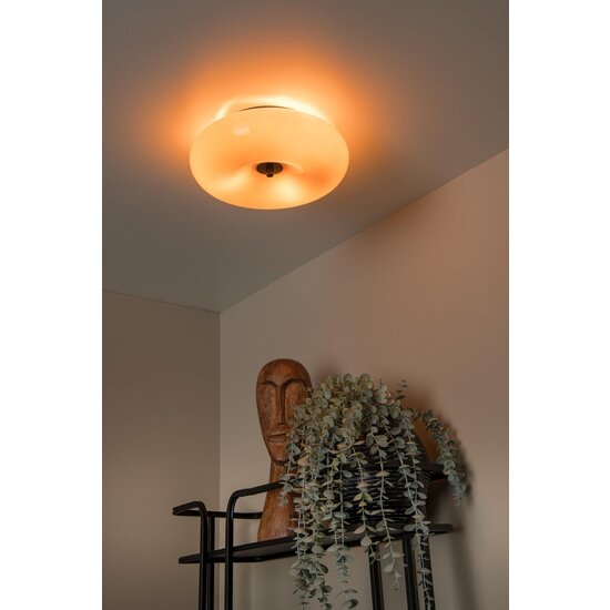 Lucide SENTINO - Plafonnière - Ø 30 cm - 3xG9 - Oranje