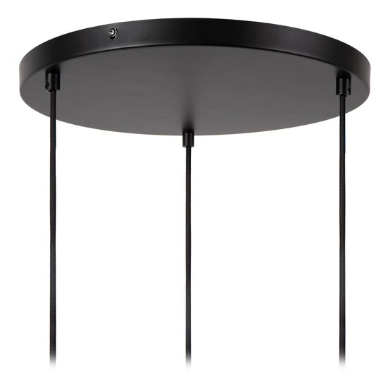 Lucide JESSICA - Lampe suspendue - Ø 35,5 cm - 3xE27 - Noir